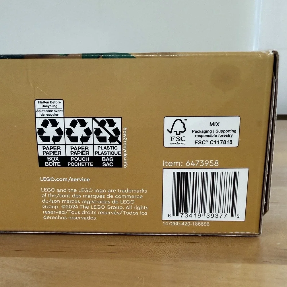 Lego Christmas Table Decoration (433pcs) #40743 New Factory Sealed